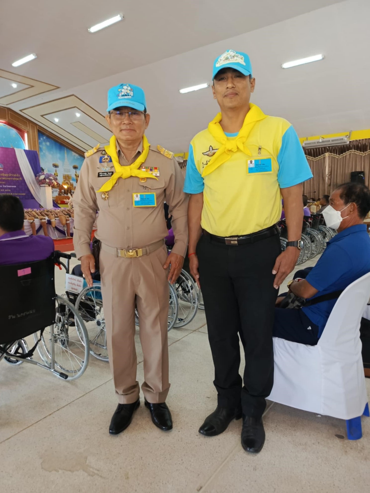 จิตอาสาพระราชทาน 904 ม.นครพนม ร่วมพิธีมอบแขน-ขาเทียม และอุปกรณ์เครื่องช่วยคนพิการ 138 รายการ ภายใต้โครงการเฉลิมพระเกียรติกรมสมเด็จพระเทพรัตนราชสุดาฯ เพื่อเสริมศักยภาพและพัฒนาคุณภาพชีวิตผู้พิการ