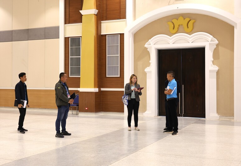 ม.นครพนม เข้ารับการตรวจประเมินมาตรฐานสถานที่จัดงาน TMVS ปี 2568