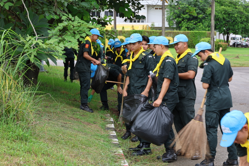 ม.นครพนม ร่วมกิจกรรม “รด.จิตอาสา เราทำความดีด้วยหัวใจ” เฉลิมพระเกียรติ พระบาทสมเด็จพระเจ้าอยู่หัว 28 กรกฎาคม 2568