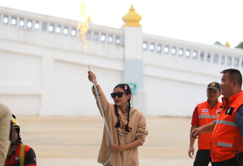 ซ้อมดับเพลิงและอพยพหนีไฟ เสริมความปลอดภัยแก่บุคลากรและนักศึกษา