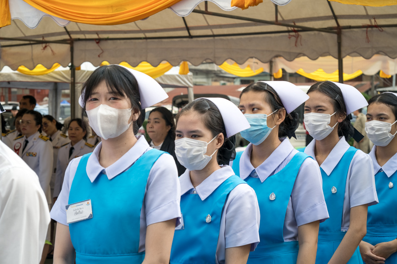 มหาวิทยาลัยนครพนม ร่วมพิธีวางพวงมาลาเนื่องในวันมหิดล ประจำปี 2568