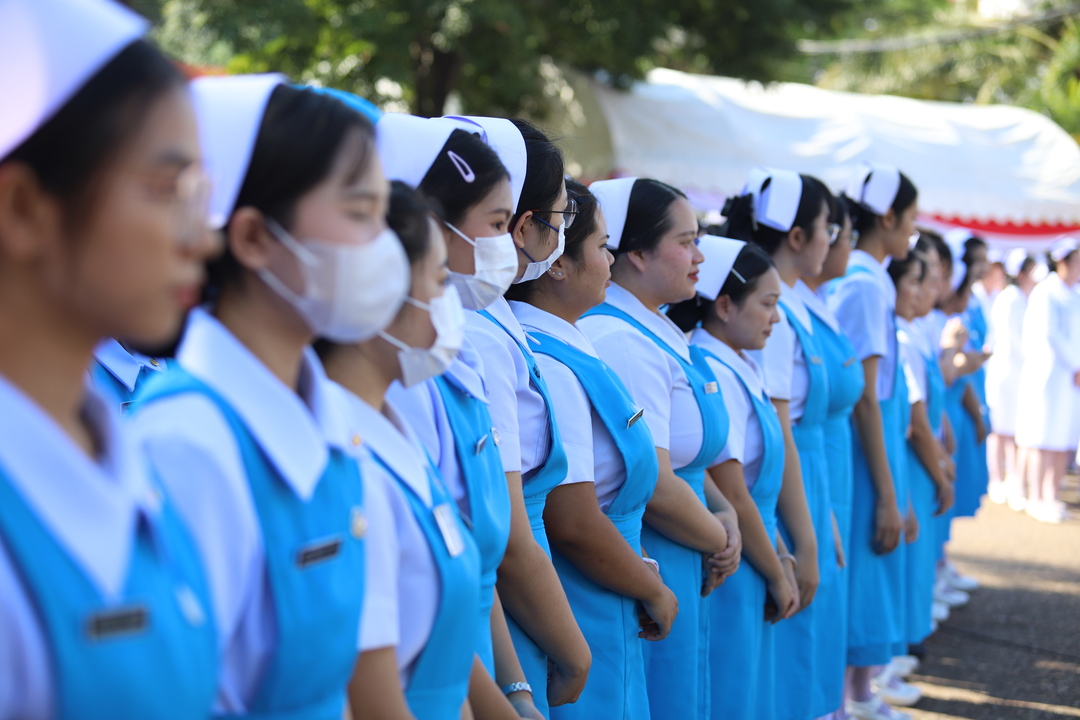 ม.นครพนมจัดงานวันพยาบาลแห่งชาติ ประจำปี 2568 น้อมรำลึกวันคล้ายวันพระราชสมภพสมเด็จพระศรีนครินทราบรมราชชนนี