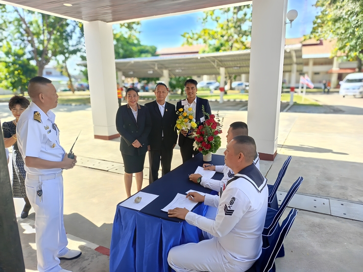 ม.นครพนม ร่วมพิธีทำบุญวันกองทัพเรือ และวันคล้ายวันสถาปนาหน่วยเรือรักษาความสงบเรียบร้อยตามลำน้ำโขง ประจำปี 2568