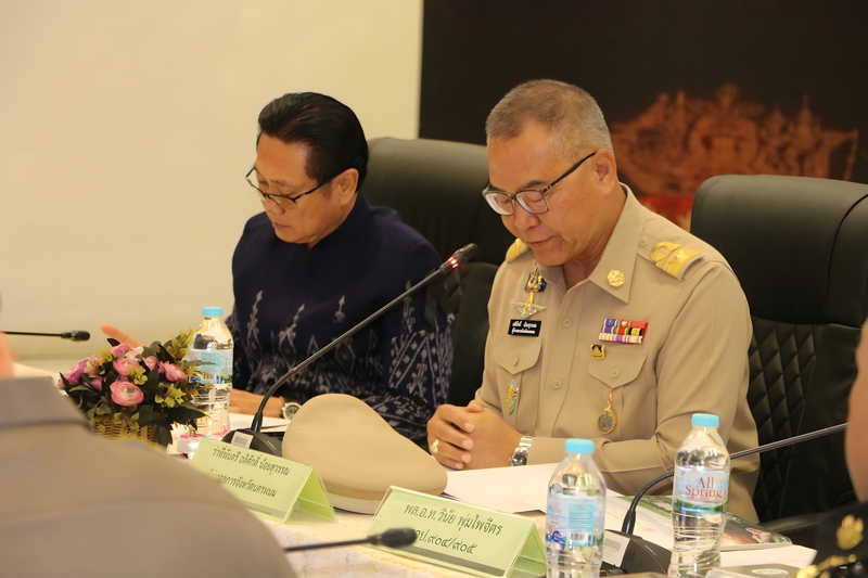 ม.นครพนม ต้อนรับคณะส่วนล่วงหน้าสำรวจพื้นที่และประชุมเตรียมการรับเสด็จฯ