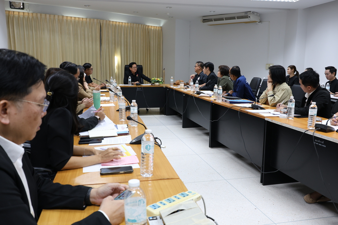 มหาวิทยาลัยนครพนมจัดประชุมหารือ การดำเนินงานและการบริหารจัดการหลักสูตรการศึกษา คณะครุศาสตร์ มหาวิทยาลัยนครพนม