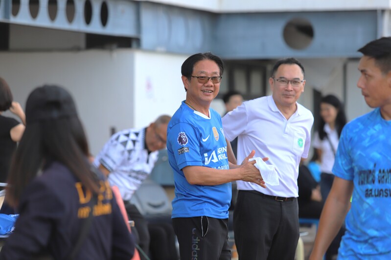 ร่วมแข่งขันฟุตบอลเชื่อมสัมพันธ์เครือข่ายความร่วมมือภาครัฐและภาคีเครือข่าย