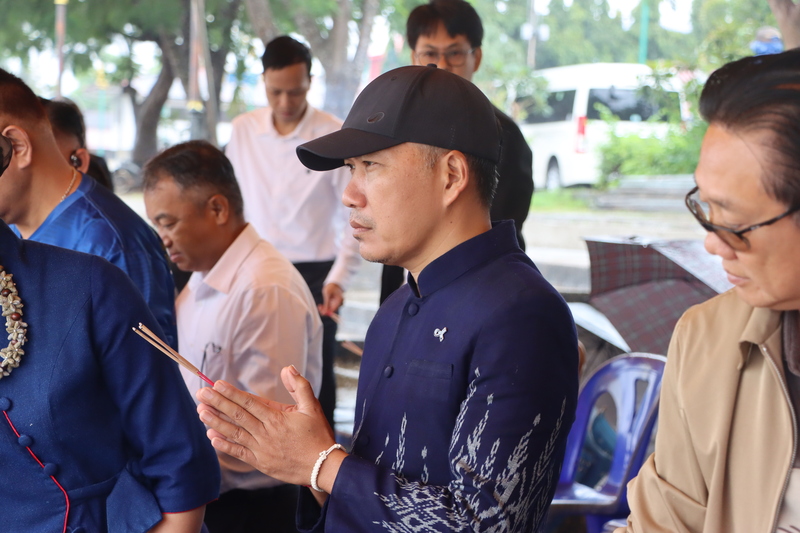 ประกอบพิธีบวงสรวงเรือไฟ เตรียมสืบสานประเพณีงานบุญออกพรรษา ประจำปี 2569